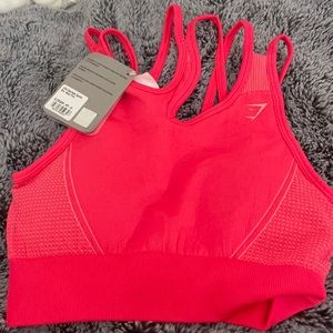 Size M Gymshark Ultra Seamless Neon Pink Bra